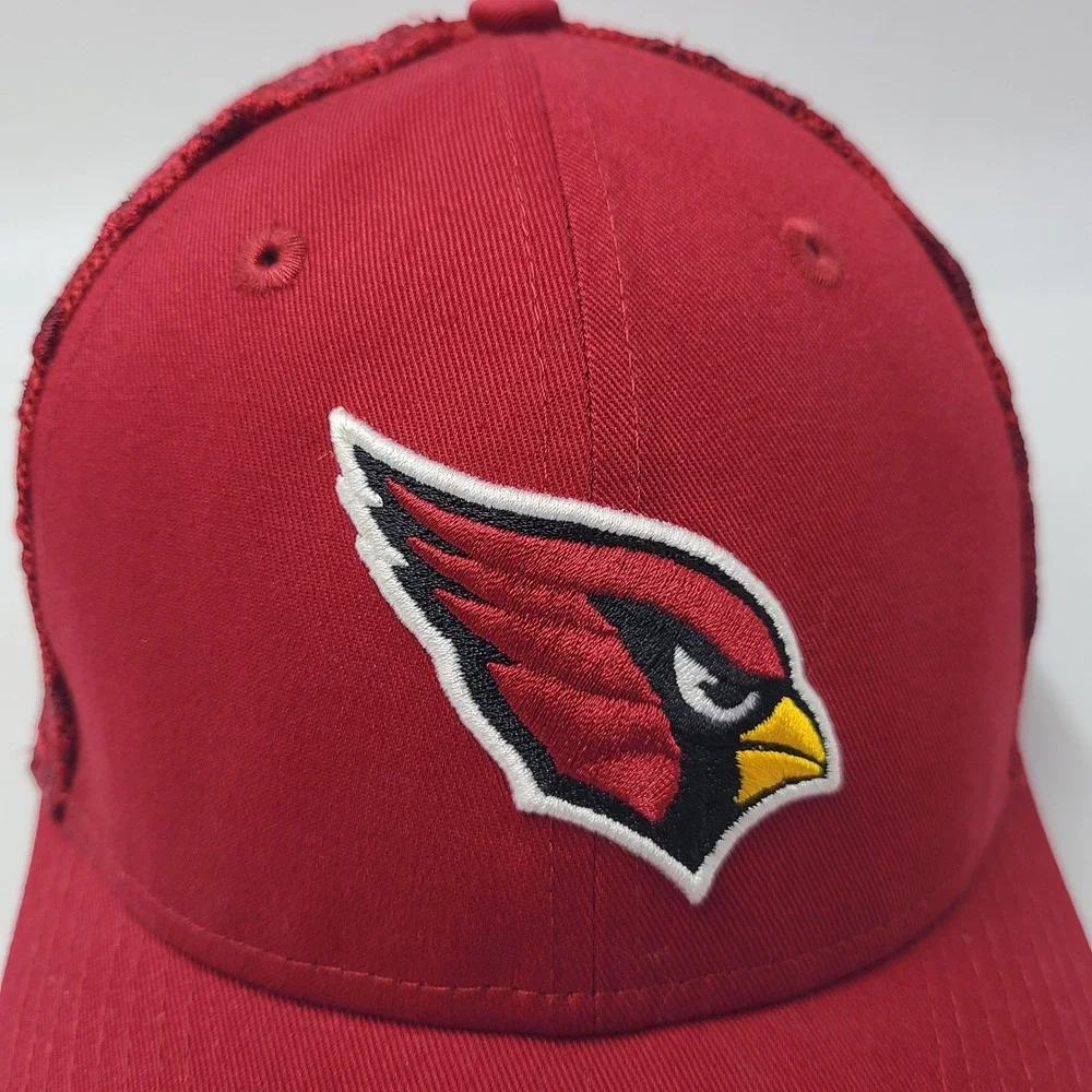 Women Arizona Cardinals Hat Snapback Mesh Trucker New Era 9Forty Red NFL Floral